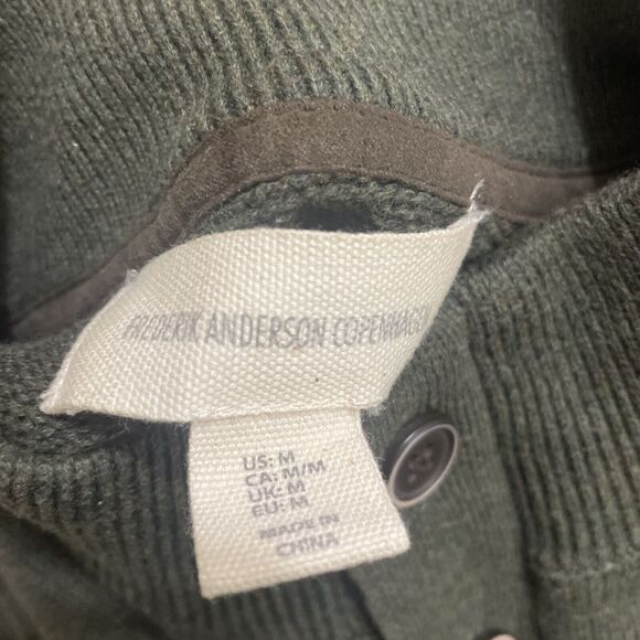 frederik andersen copenhagen, Green Pullover Knit Sweater, Mens Size M - Picture 6 of 6